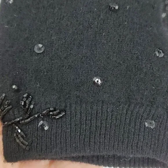 Banff Ltd wool vintage sweater with sequins. No size tag, in guessing a medium. - Picture 4 of 16